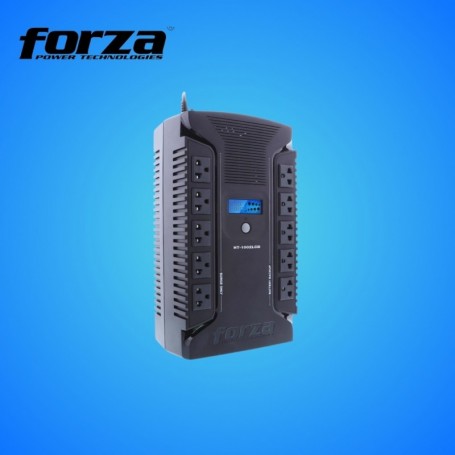 UPS FORZA HT-1002 LCD 1000VA/ 600W - 10 TOMAS - 2 USB - 220V
