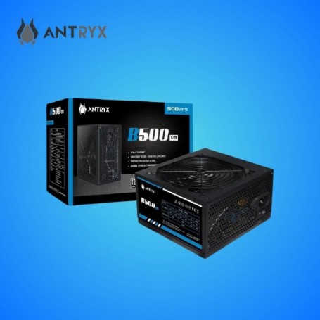 FUENTE DE PODER ANTRYX B500W 500W V3 ATX 2.3 BOX AP-B500RV35-RB