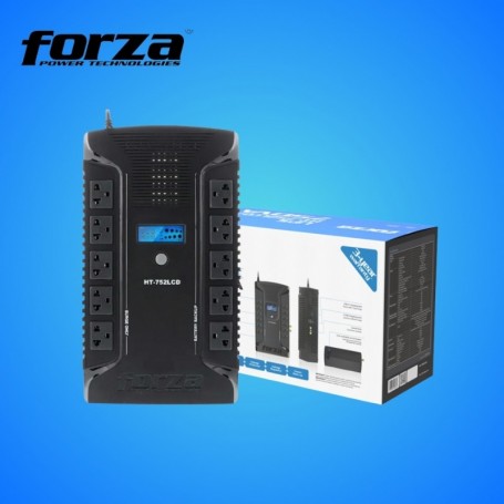 UPS FORZA HT-752LCD 450W, 10 TOMAS UNIV, 2 USB