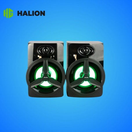 PARLANTE USB HALION HA-S263 LED HELICE