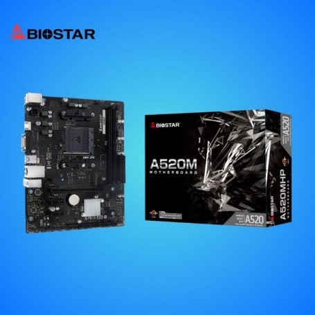 PLACA MADRE BIOSTAR A520MHP SOCKET AM4 AMD MATX
