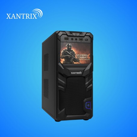 CASE XANTRIX BLACK MORTAL FUENTE REAL 200W /600W