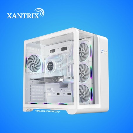 CASE GAMER XANTRIX ECLIPSE PLUS WHITE DIGITAL S/F V/TEMPLADO
