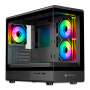CASE ANTRYX FX 630M BLACK, INFINITY ARGB FAN X3, VIDRIO TEMPLADO