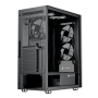 CASE GAMER ANTRYX RX-240 RGB FAN 3X VT BLACK CON FUENTE B550W
