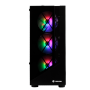 CASE GAMER HALION DRAGON CR15 ,FUENTE DE 500W 4 COOLERS RAINBOW