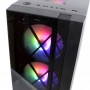 CASE GAMER HALION DRAGON CR15 ,FUENTE DE 500W 4 COOLERS RAINBOW