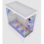 CASE HALION GAMER JUPITER K04  S/FUENTE 6 COOLER ARGB V/TEMPLADO ATX USB 2.0/3.0 WHITE