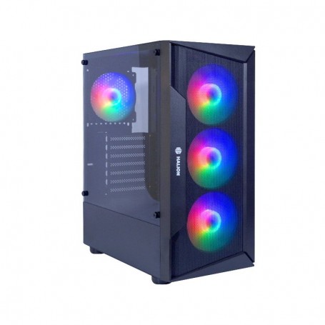 CASE HALION ATX GAMER MARTE CR28 MALLA 550W 4X RAINBOW