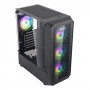 CASE GAMER HALION SPARTA 844 NEGRO 600W 4FANS ARGB