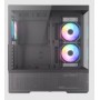 CASE GAMER HALION ATX CRYSTAL 706B FISH TANK X 5ARGB FAN S/F
