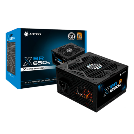 FUENTE DE PODER ANTRYX XBR 650W BLACK 80+ BRONZE