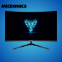 MONITOR MICRONICS 24 BRICKELL DG24FC-100 FHD 1920 X 1080 HDMI 100HZ