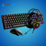 KIT ANTRYX GAMING GC-3100 X3 BLACK, TECLADO SWITCH RED Y MOUSE , AURICULAR